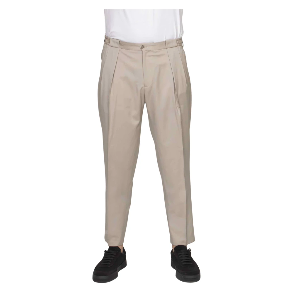 Briglia Mannelijk Beige Broeken Heren, L, Wol, Pantalone Portobellos