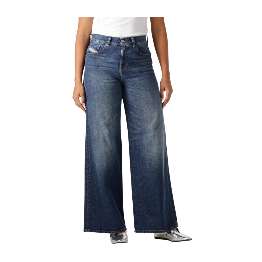 Diesel Flared Jeans 1978 D-Akemi Blue Dames