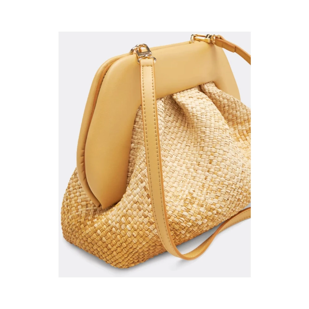 THEMOIRè Straw Clutch Tas Beige Dames