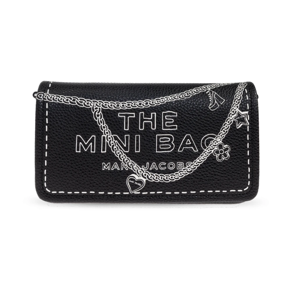 Marc Jacobs Kvinno Svart Väskor Dam, One Size, Läder, Axelväska