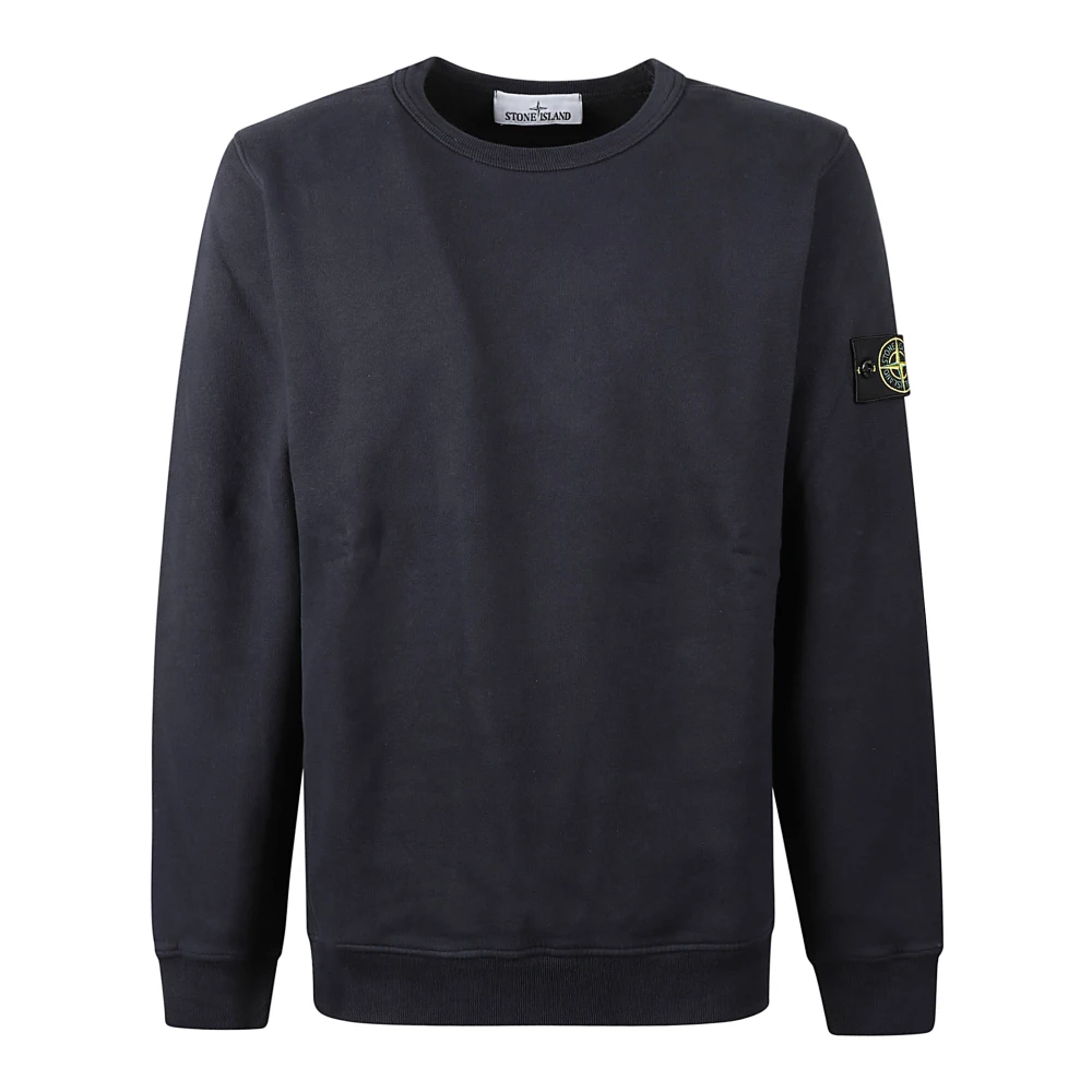 Stone Island Casual Hoodie voor Mannen Blue Heren