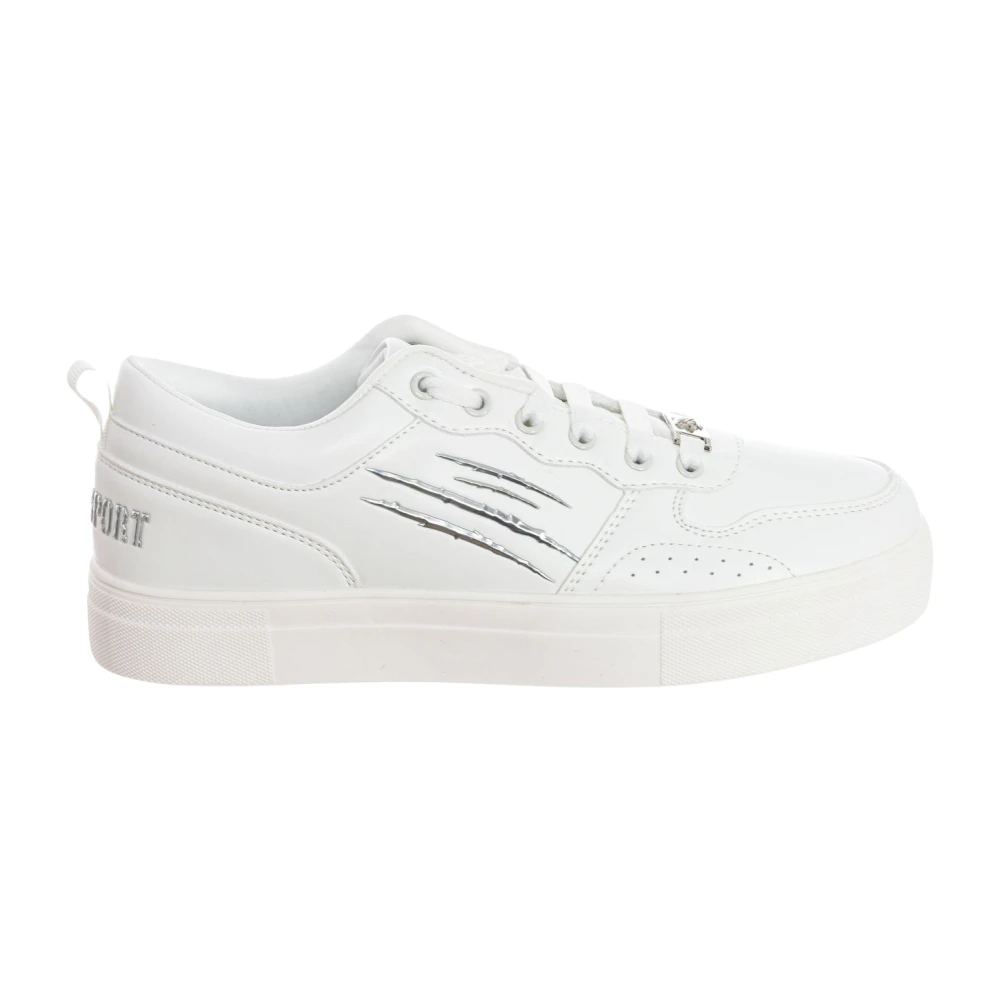 Plein Sport Men's White Skateboarding, 7 Uk, Sporty Mid-Top Trainers