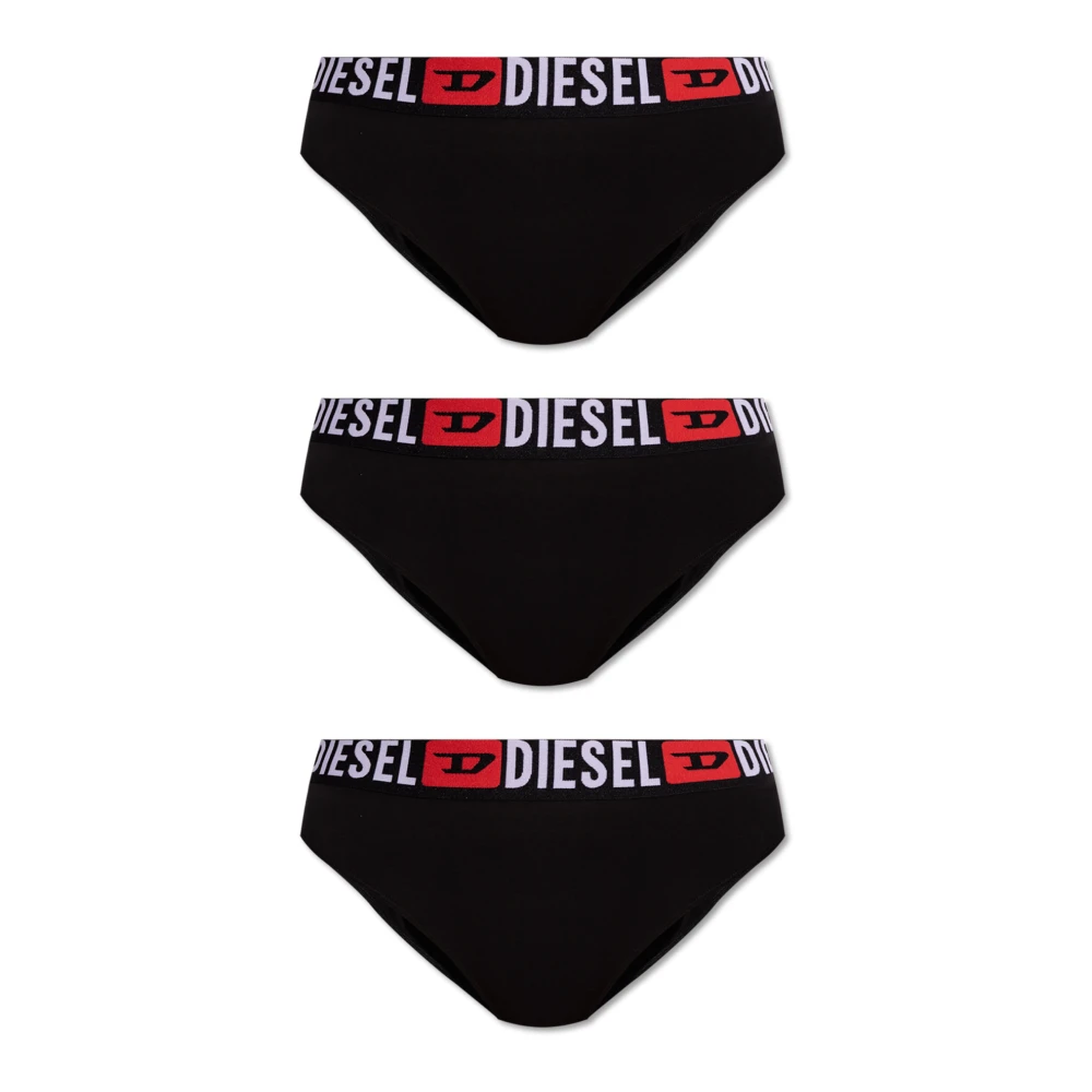 Diesel Donna Nero Mutande, S, New,