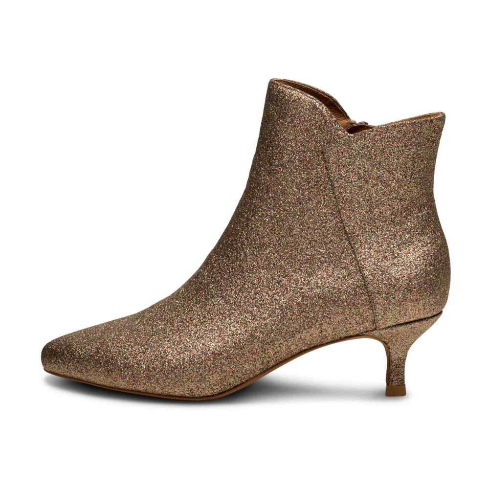 Multi Shoe The Bear Womens Stb-Saga Zip Glitter Heels