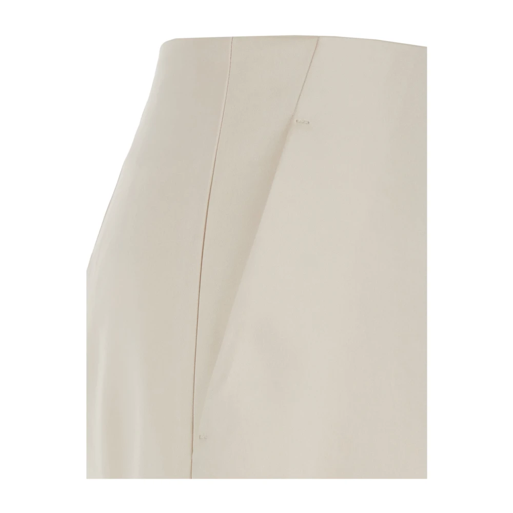 Philosophy di Lorenzo Serafini Witte Wijde Pijp Getailleerde Broek Vrouw White Dames