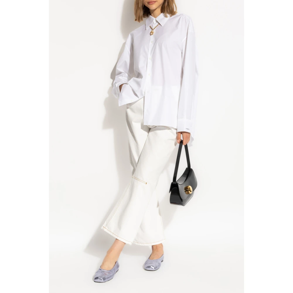 Marni Katoenen overhemd White Dames