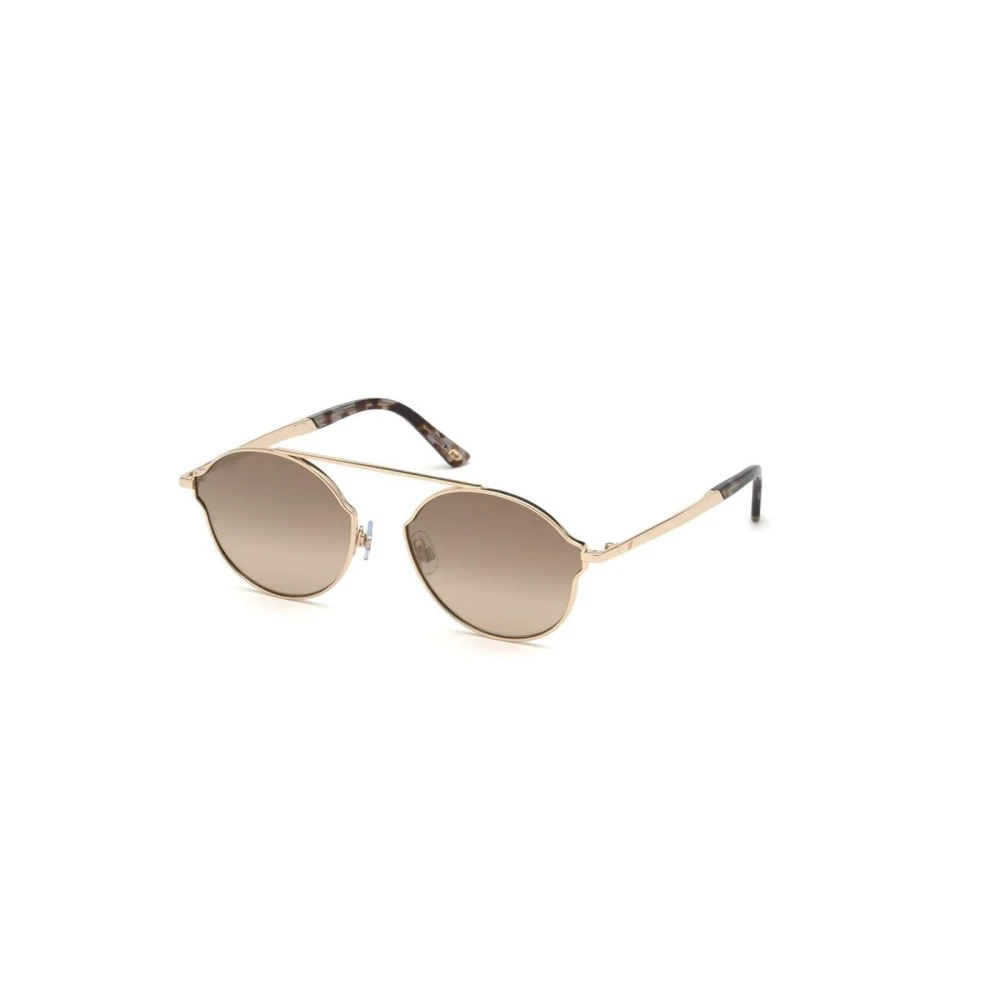 Web Eyewear Unisex Yellow Aviator Sunglasses