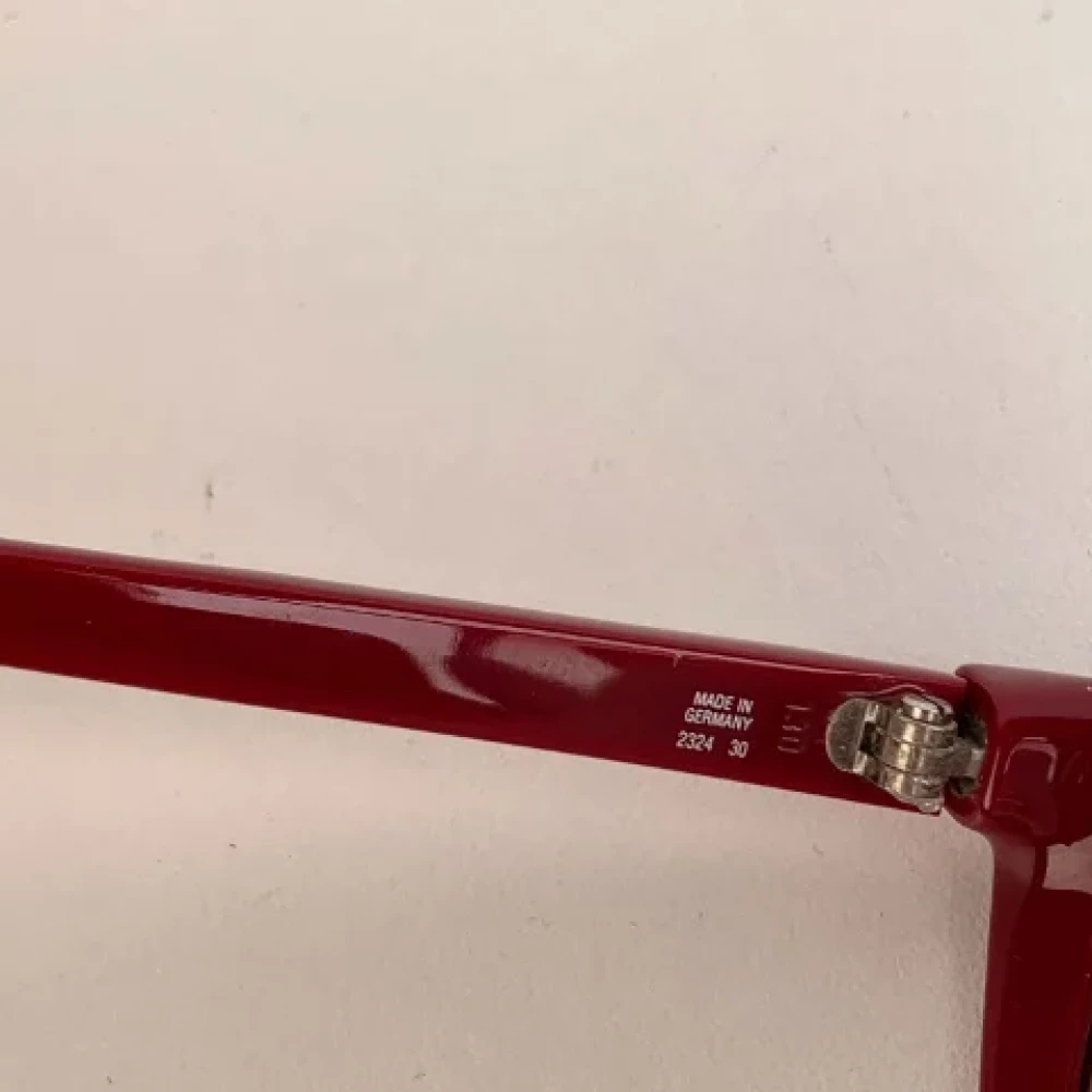 Dior Vintage Pre-owned Plastic sunglasses Red Dames
