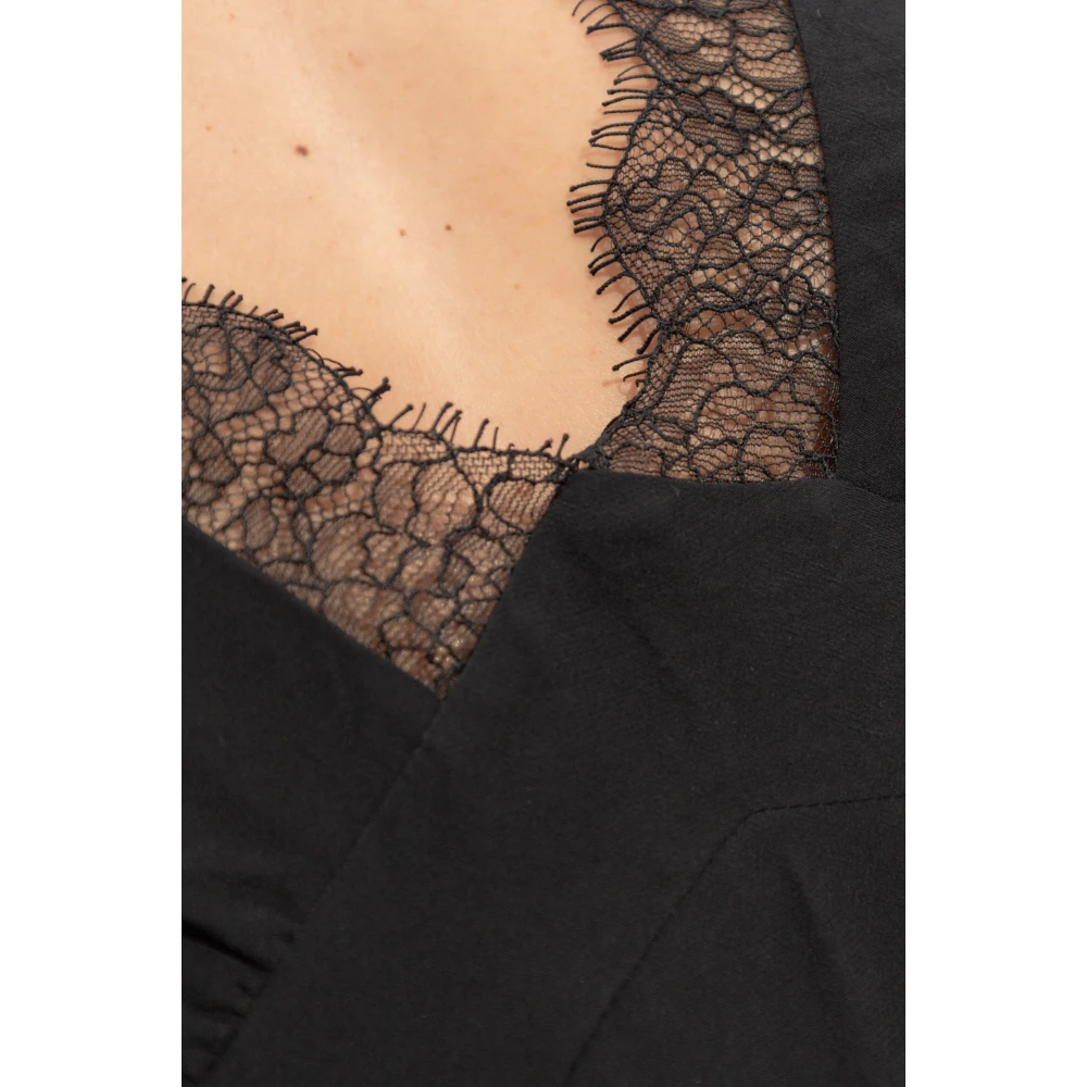 AllSaints Top Rowen Black Dames