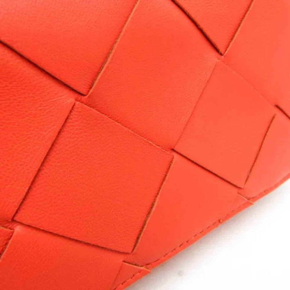 Bottega Veneta Vintage Pre-owned Fabric pouches Orange Dames