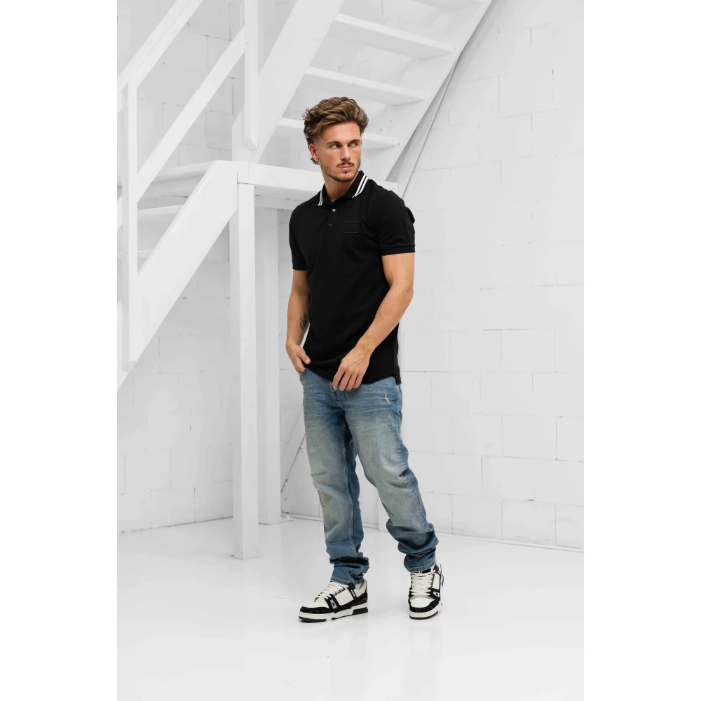 Iceberg Zwart Heren Polo Shirt Lente Zomer Collectie Black Heren