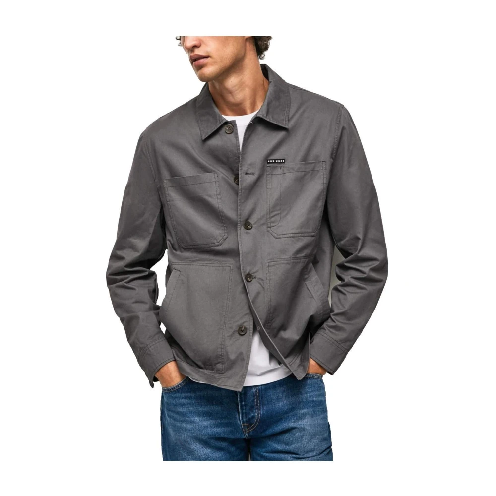 Pepe Jeans Men's Gray Casual Shirt - Casual Shirts - M - Shirts