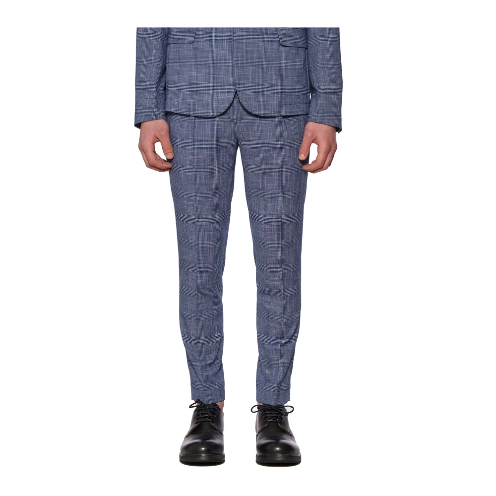 Daniele Alessandrini Geruite Broek voor Mannen Blue Heren