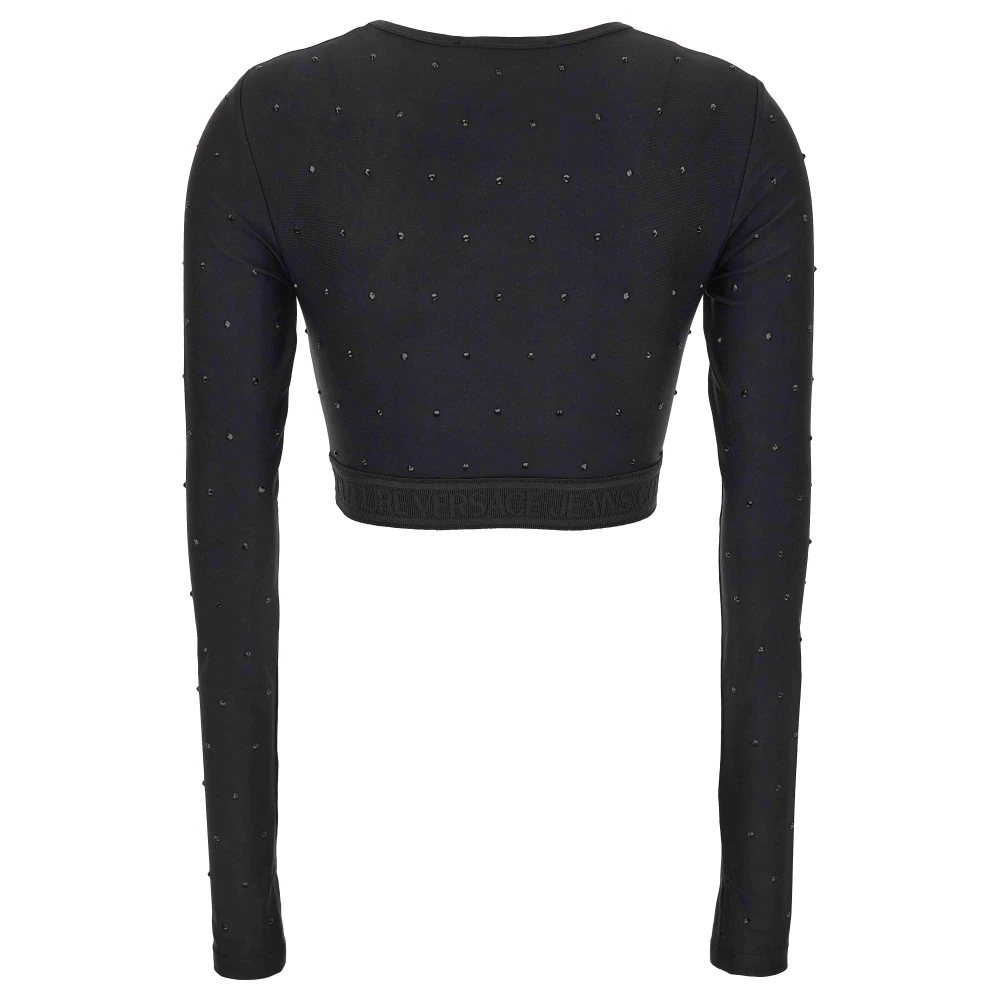 Versace Jeans Couture T-shirts en Polos Black Dames