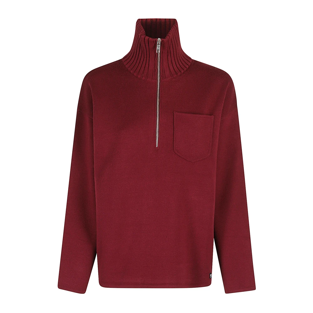 Moschino Stretch Viscose Top Red Dames