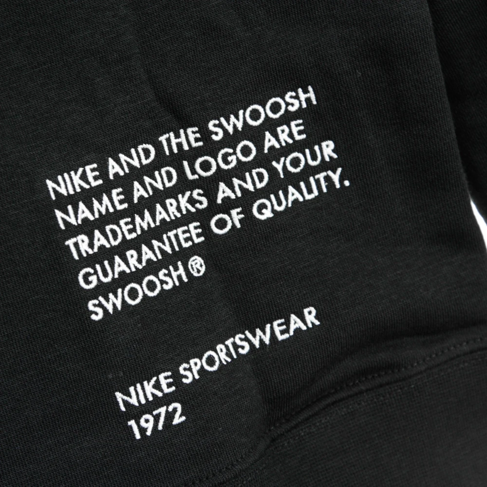 Nike Sporty Zip Hoodie Black Heren