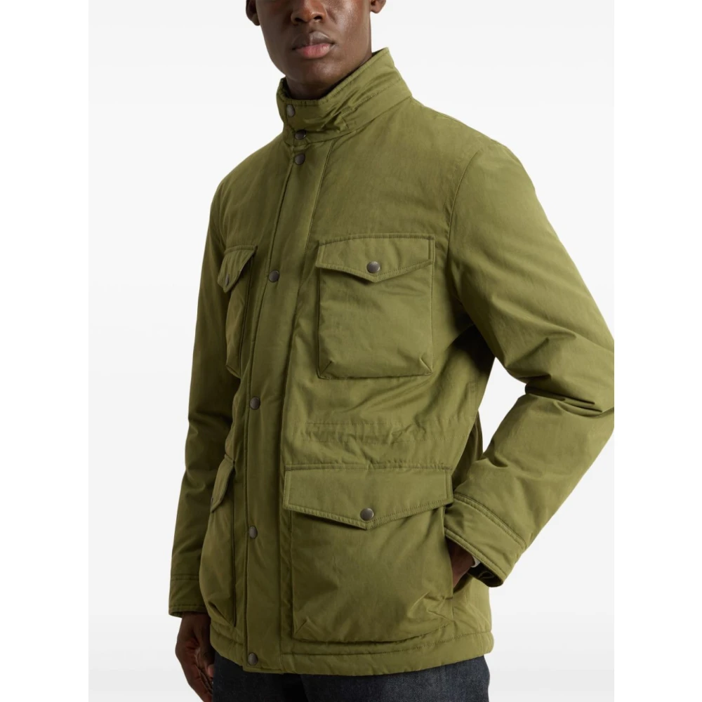 Woolrich Groene Parka Jas voor Mannen Green Heren