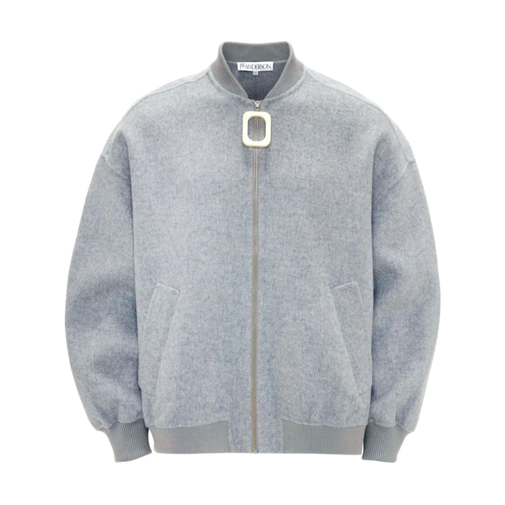 JW Anderson Grijze Parka Jas voor Mannen Gray Heren