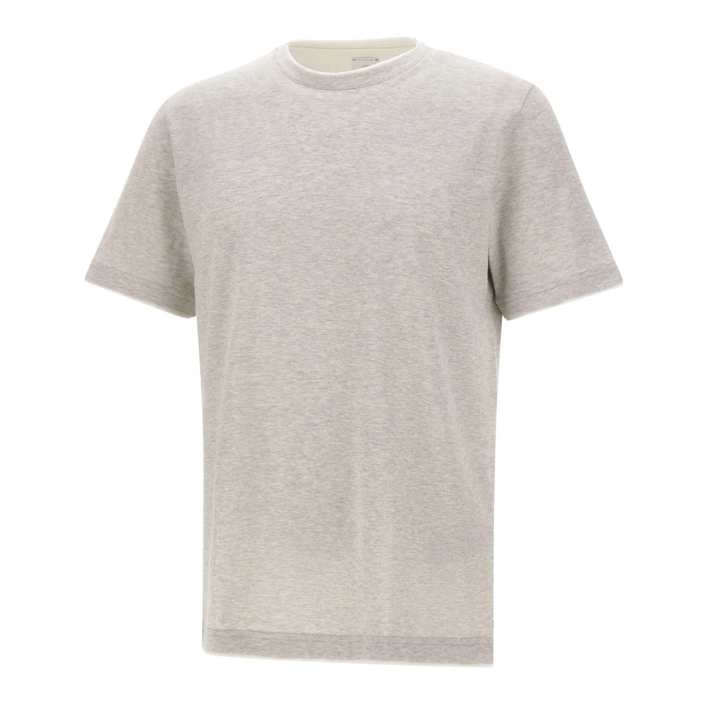 Eleventy Men's Gray Crewneck Tee - T-Shirts - 2XL - Tops