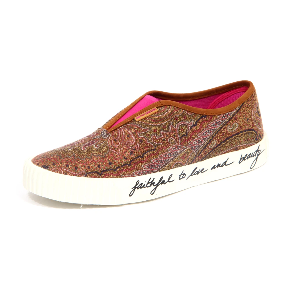 Etro Paisley Slip-On Schoenen Dames Schoenen Veelkleurig Multicolor