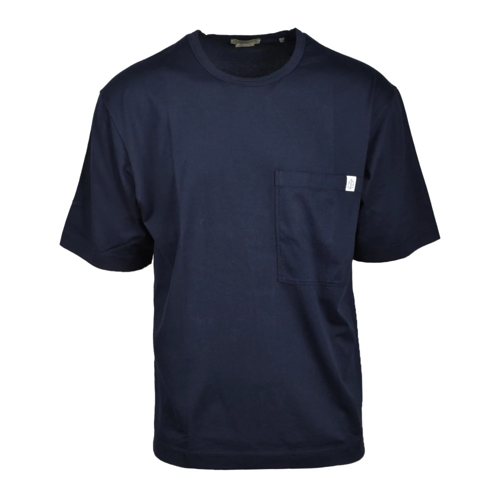 Corneliani Katoenen T-shirt Blue Heren