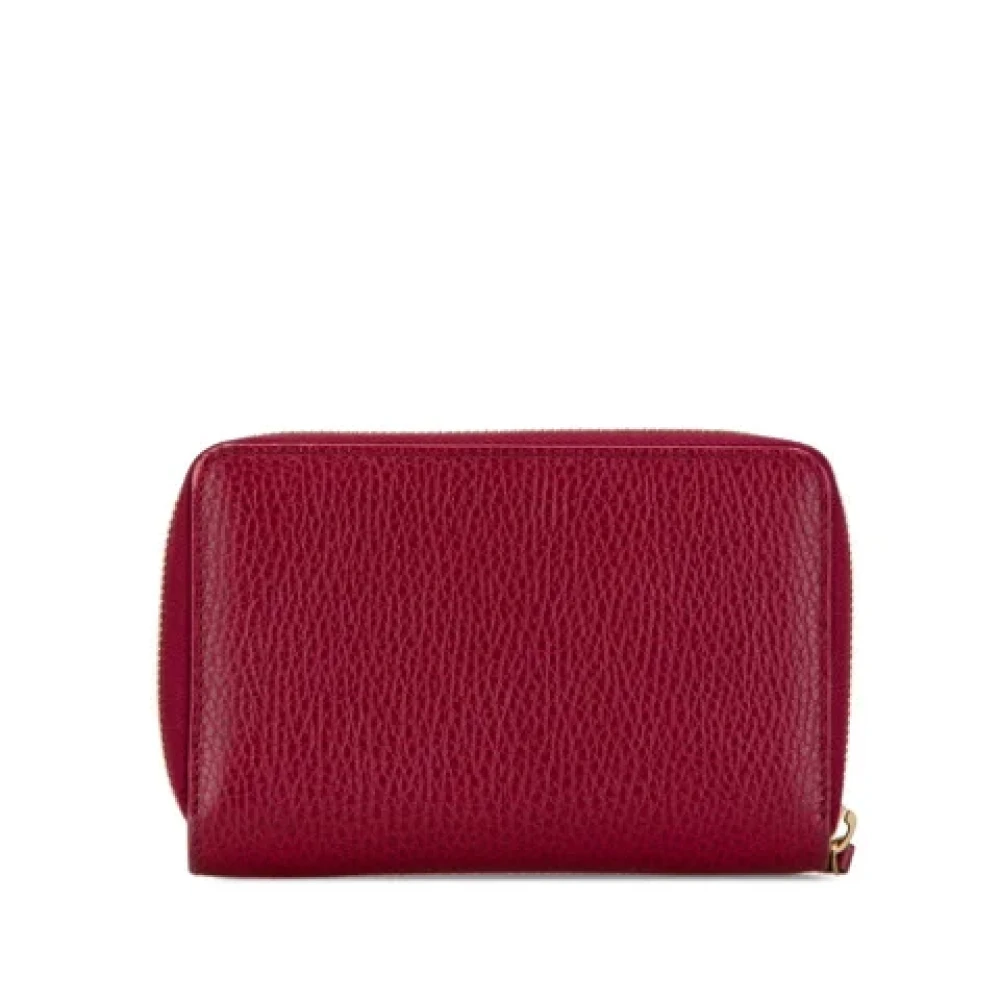 Gucci Vintage Pre-owned Leather wallets Red Dames