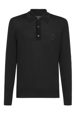 Pullover Polo-Neck LS Crest