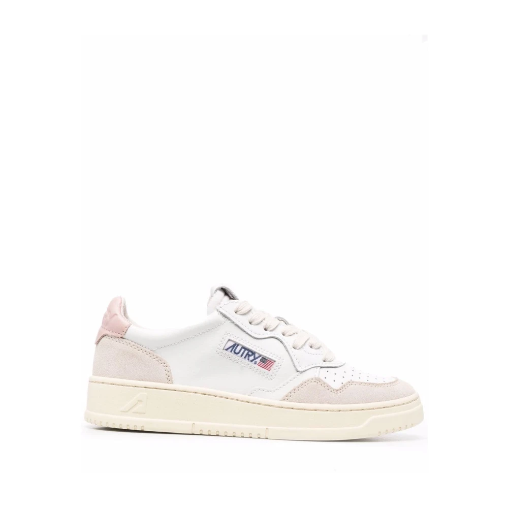 Autry Vita Medalist Sneakers med Rosa Häl White, Dam