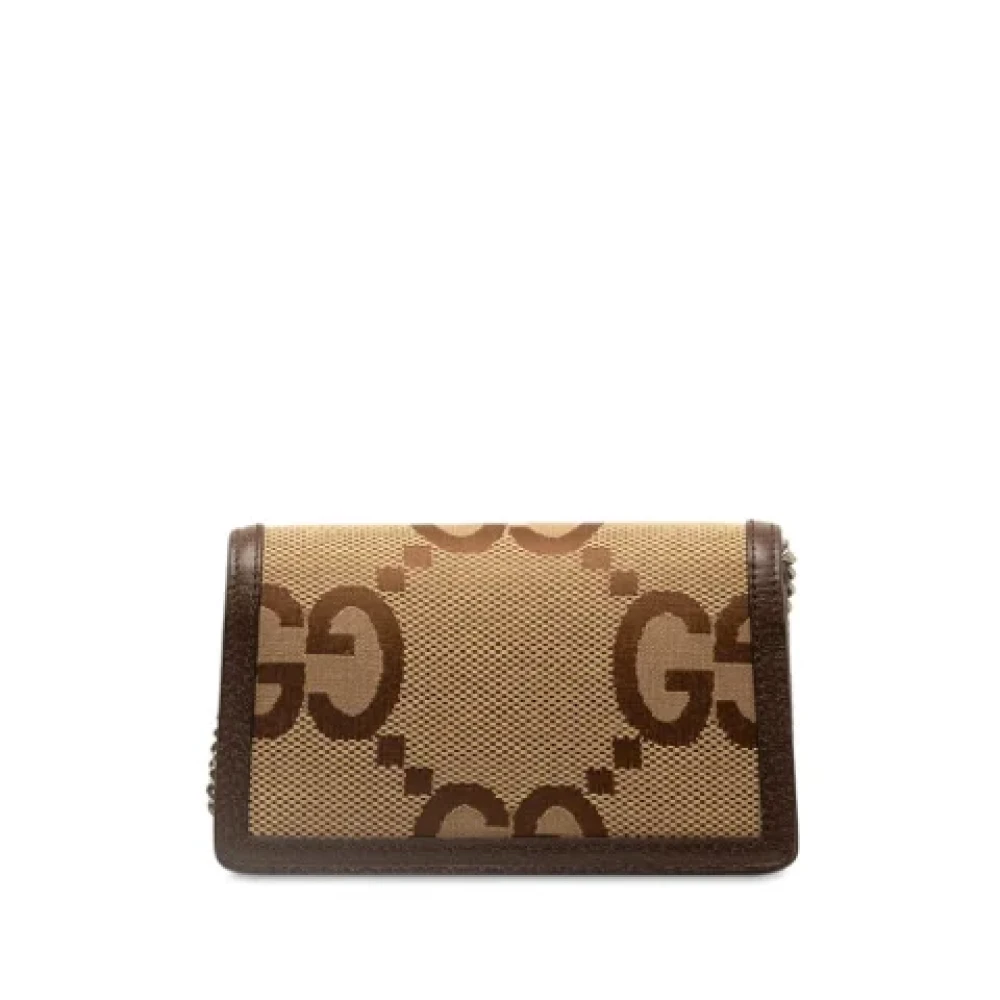 Gucci Vintage Pre-owned Leather gucci-bags Brown Dames