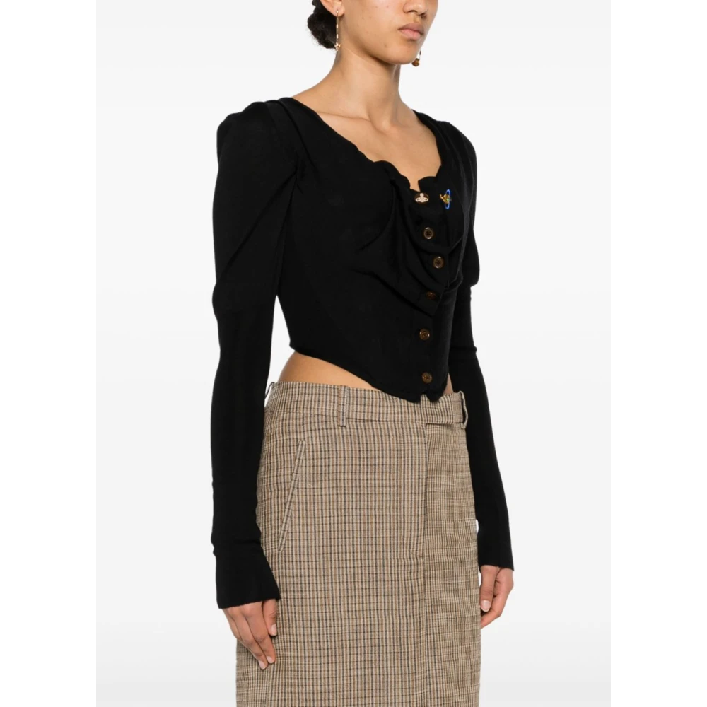 Vivienne Westwood Zwarte Korsetvest Black Dames