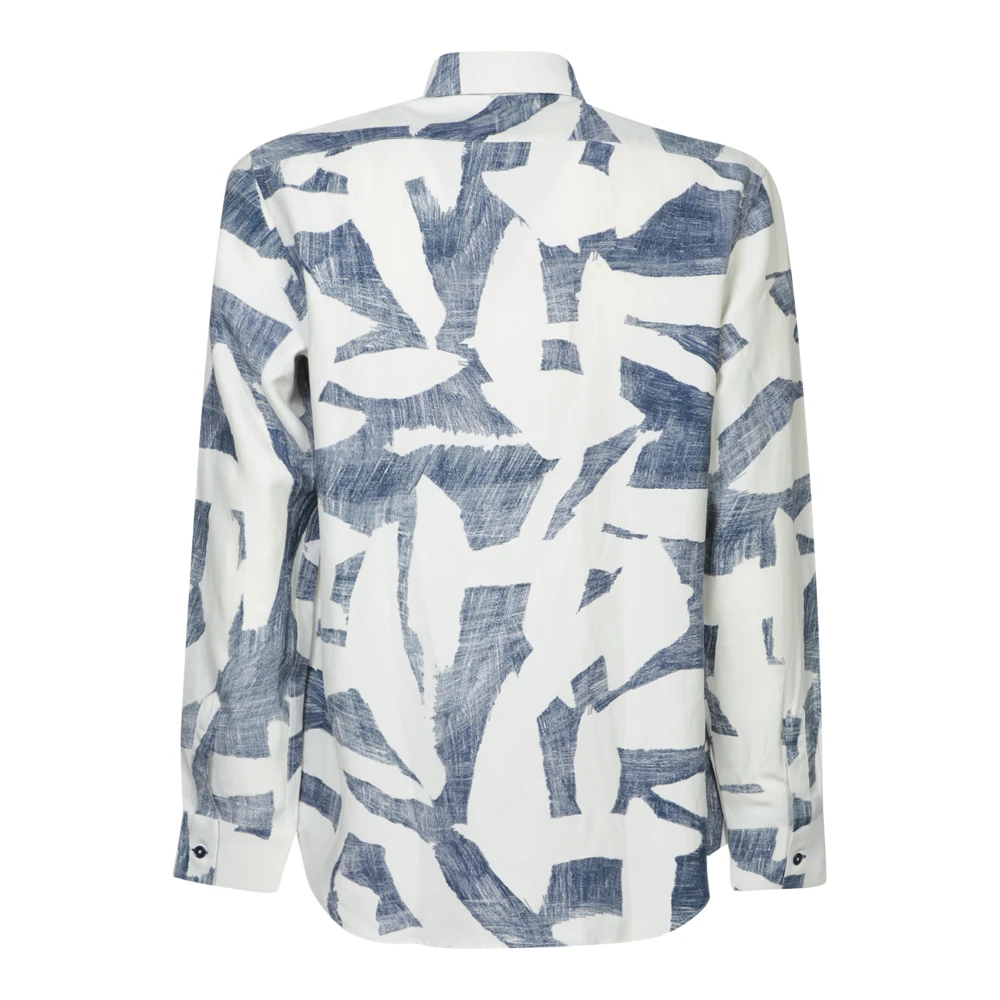 PS By Paul Smith Blauwe T-shirts Polos voor mannen Multicolor Heren