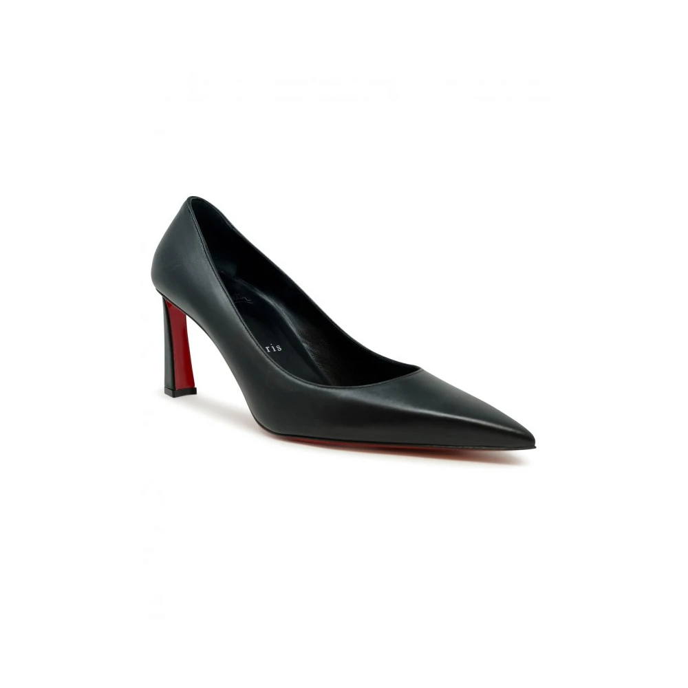 Christian Louboutin Svarta Läderpumps Condora 85 Black, Dam