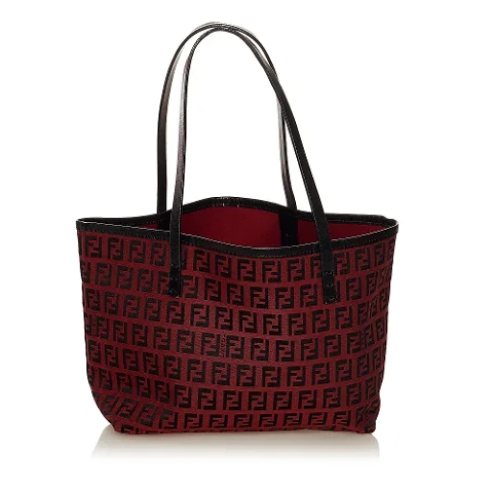 Fendi Vintage Pre-owned Fabric totes Red Dames