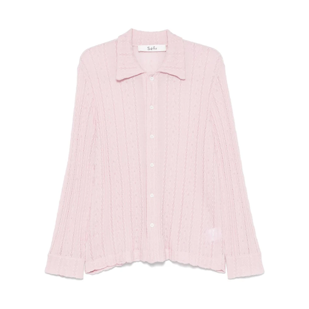 Séfr De Riku Shirt Pink Heren
