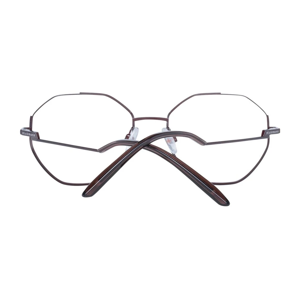 Ana Hickmann Zwarte Metalen Ronde Optische Frames Black Dames