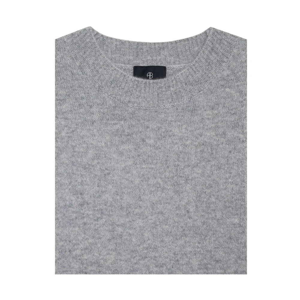 Anine Bing Grijze Crew Neck Sweater Gray Dames