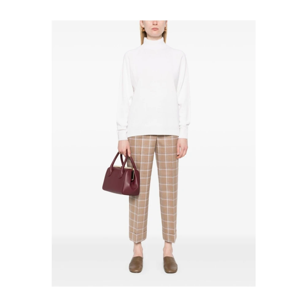 PESERICO Stijlvolle Panta Broek Brown Dames