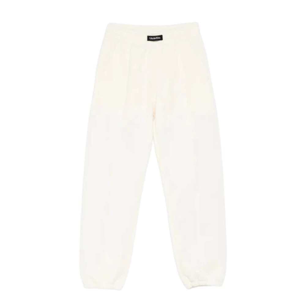Calvin Klein Women's Beige Trousers - Sweatpants - S - Trousers