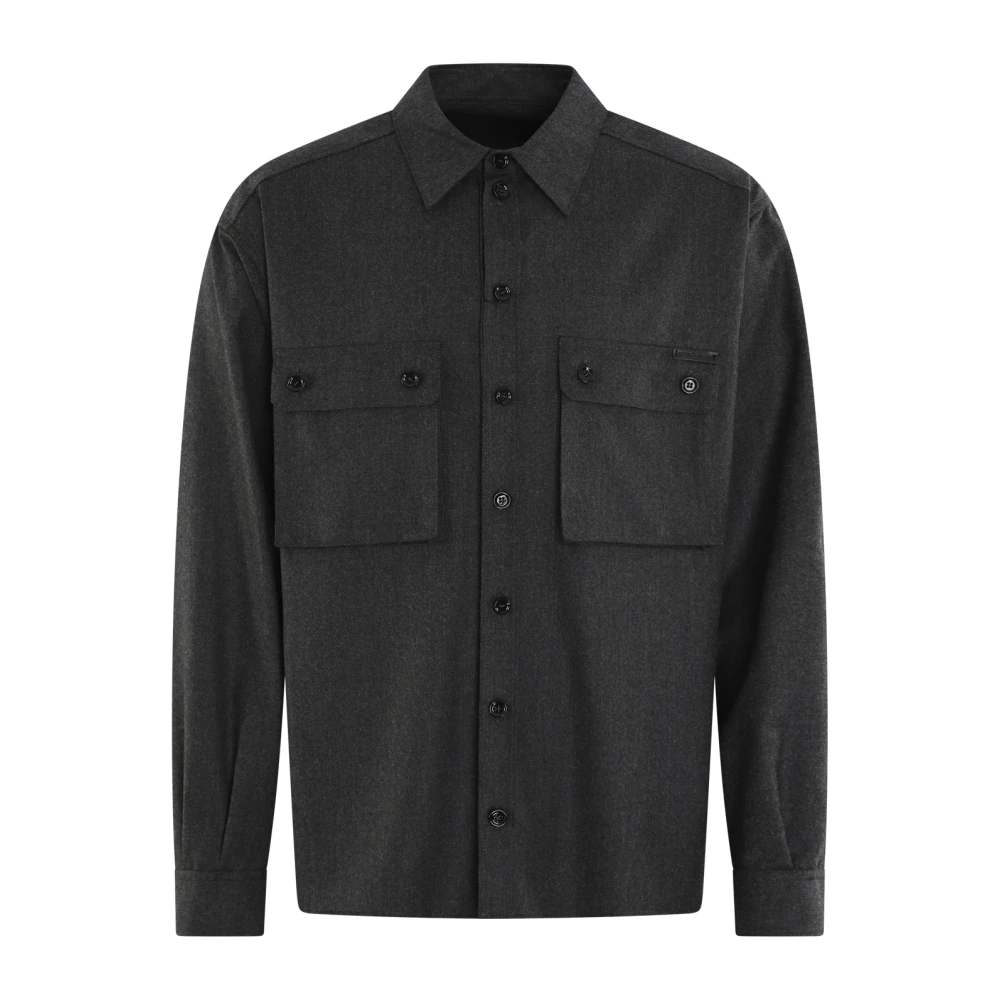 Dolce & Gabbana Heren Stijlvol Shirt Gray Heren