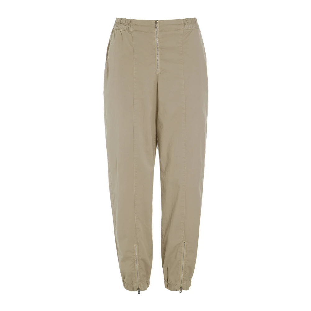 Bitte Kai Rand Casual Senmei Broek met Ritsdetails Beige Dames