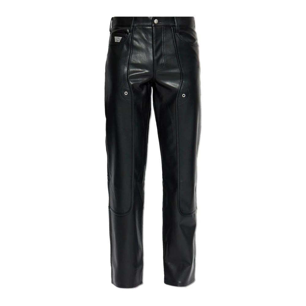 Misbhv Vegan leren broek Black Heren