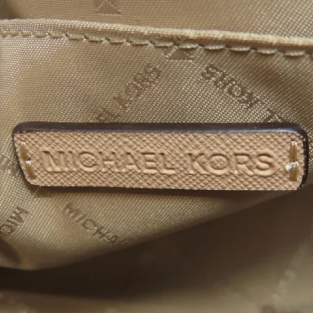 Michael Kors Pre-owned Leather totes Beige Dames