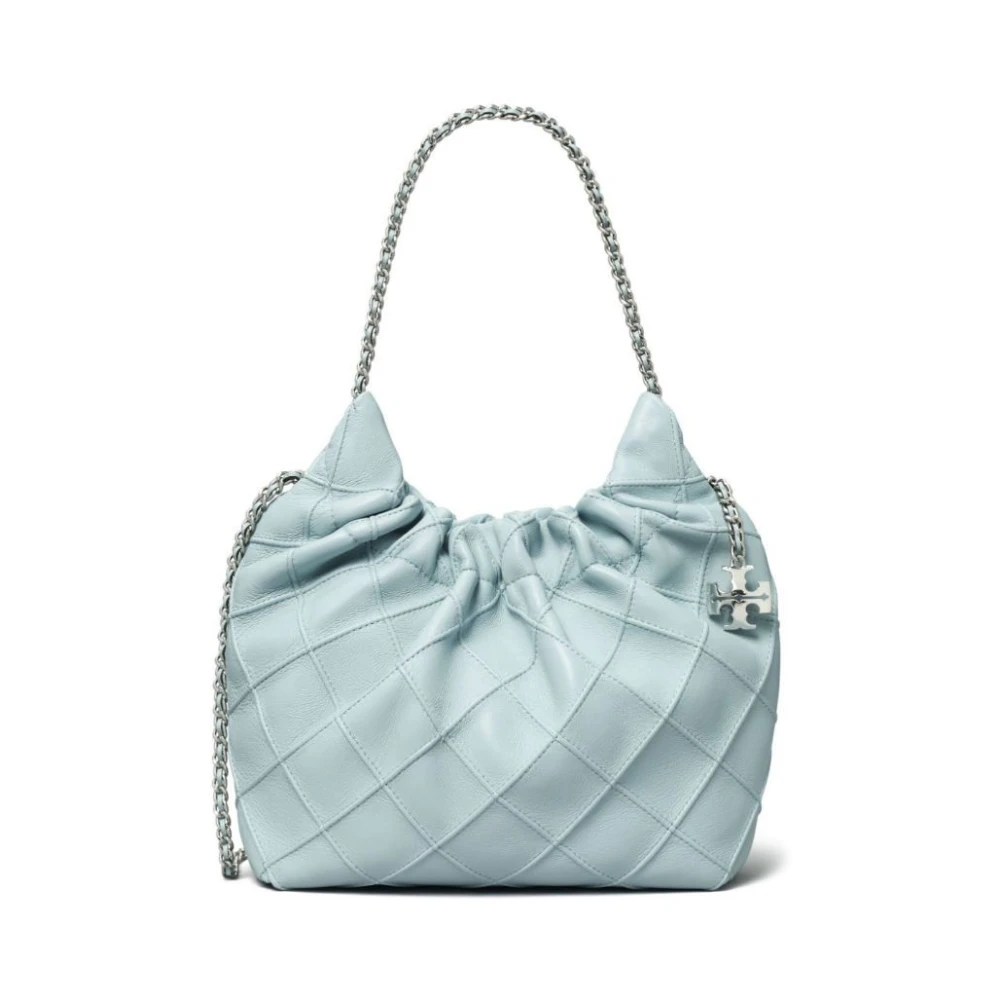 TORY BURCH Mini Hobo Schoudertas in Mist Blue Dames