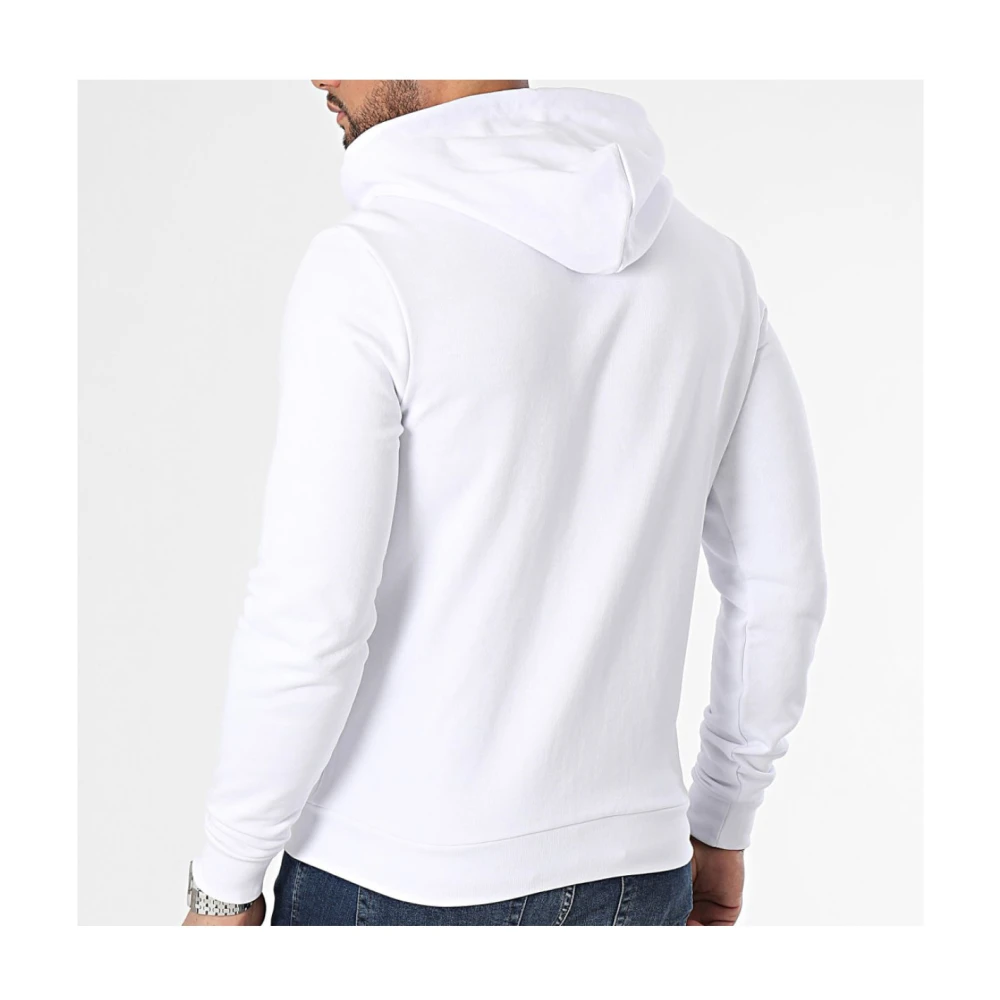 Sergio Tacchini Stoere Hoodie met Rits Wit White Heren