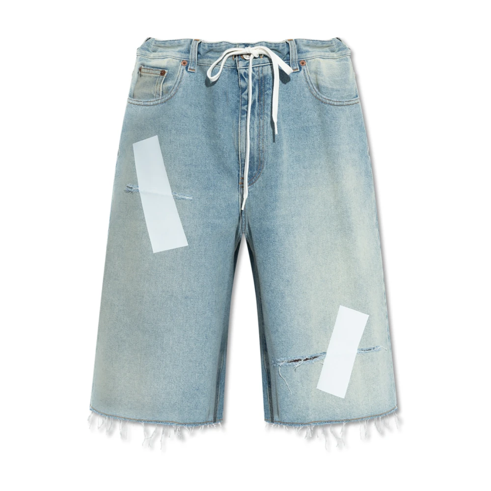 MM6 Maison Margiela Denim shorts Blue Dames