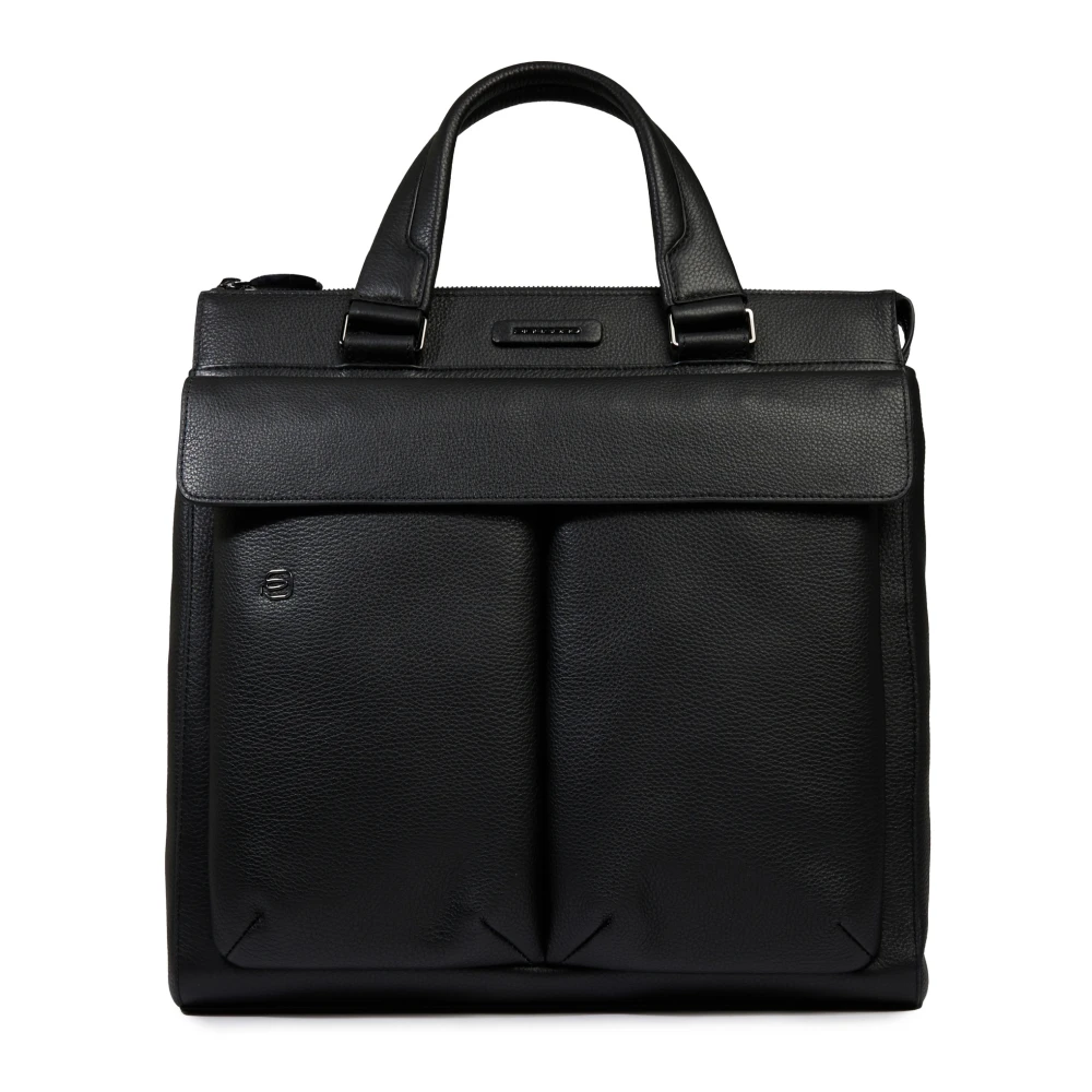 Piquadro Herren Schwarz Tote Bag Für Laptop 13,3"