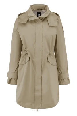Vattentät Trenchcoat med Huva