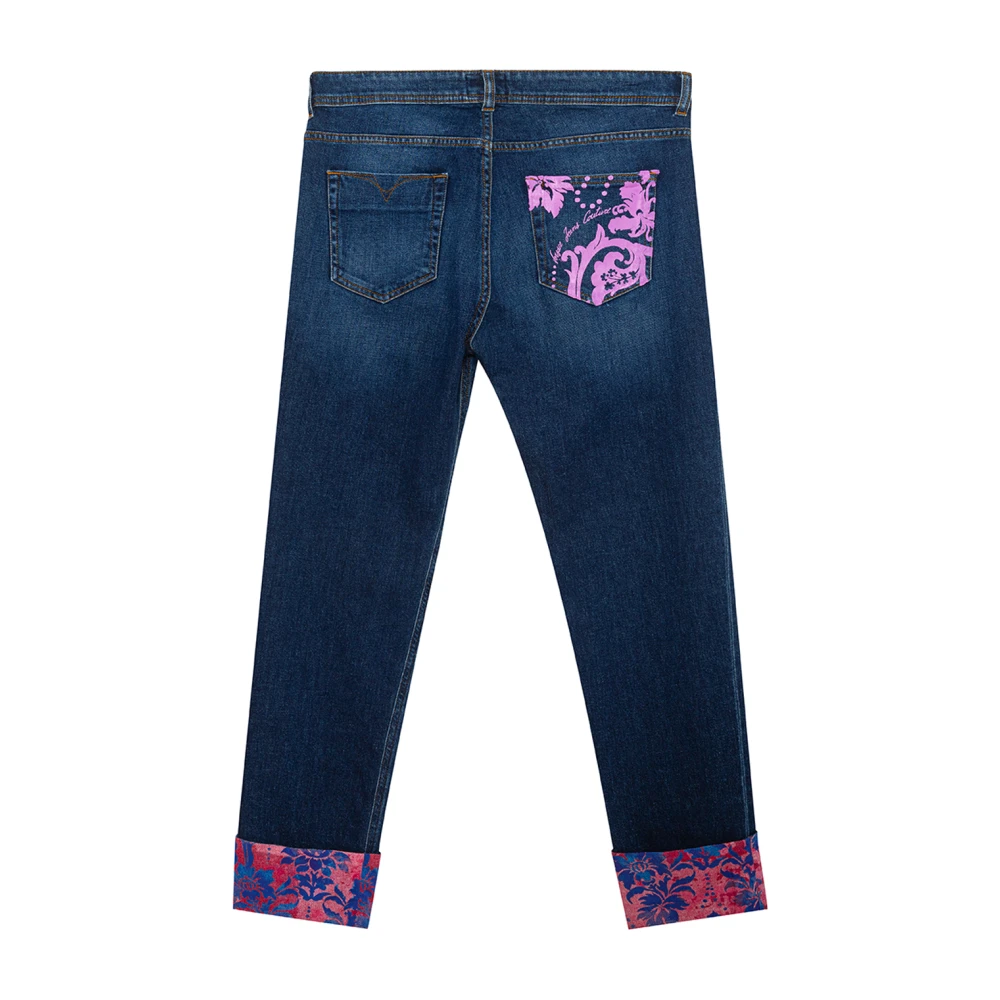 Versace Jeans Couture Straight Jeans Blue Dames