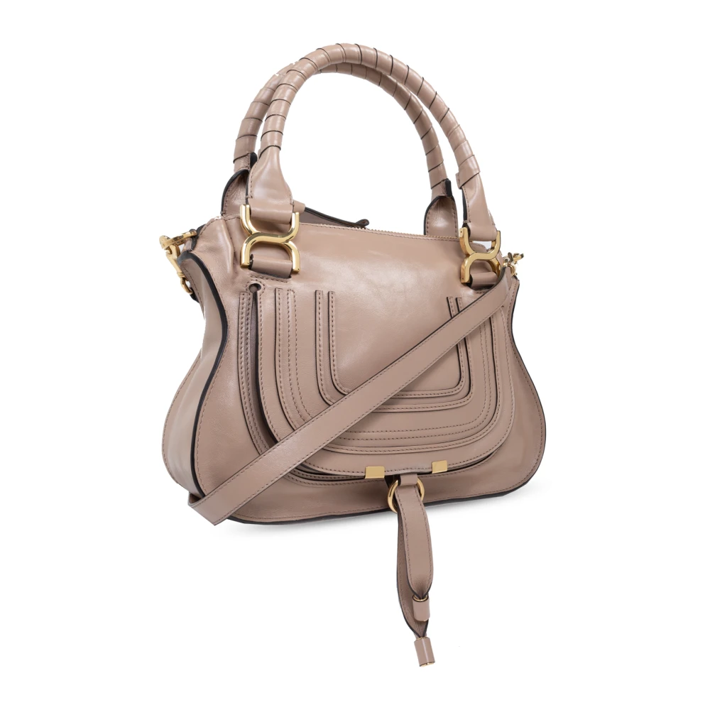 Chloé Kleine Schoudertas Beige Dames