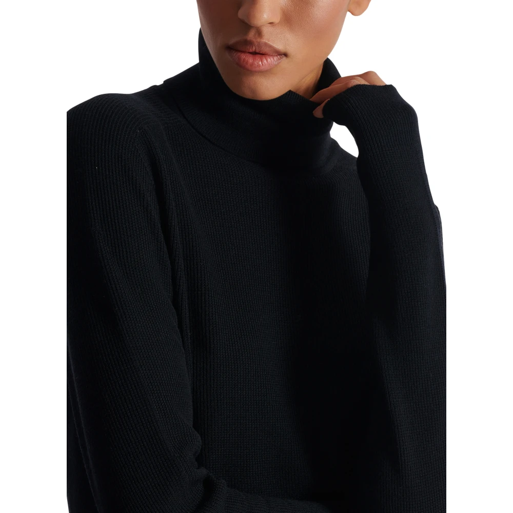 Balmain Gebreide coltrui Black Dames